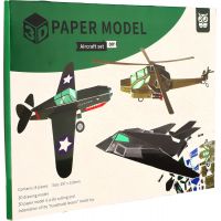Modely 3D papírové Letadla 8 ks v sáčku 5