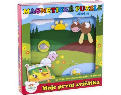 Moje první zvířátka Magnetické puzzle