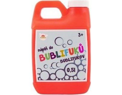 Náplň do bublifuku 0,5 litr v kanystru oranžový