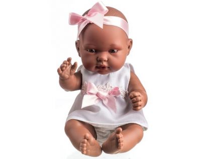 Panenka miminko vonící 26 cm - Černoška