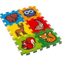 Teddies Pěnové puzzle Moje první lesní zvířátka 6 ks