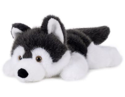 Teddies Pes husky ležící plyš 30cm 0m+