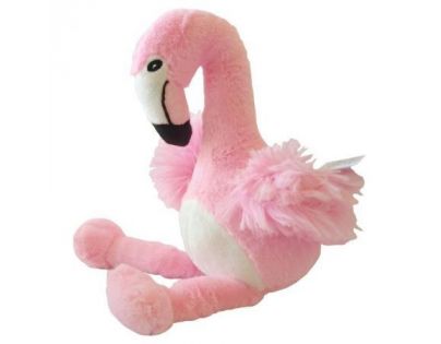 Plameňák růžový plyšový 35 cm