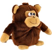 Teddies Plyšová opička Tonička opakující věty 18 cm 5
