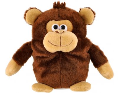 Teddies Plyšová opička Tonička opakující věty 18 cm
