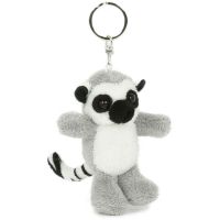 Teddies Přívěsek na klíče Lemur kata plyš 7x8cm