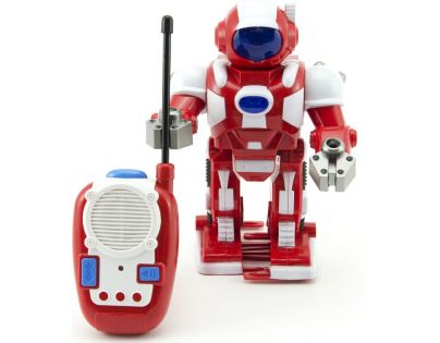 Teddies Robot na dálkové ovládání se světlem a zvukem - Červený