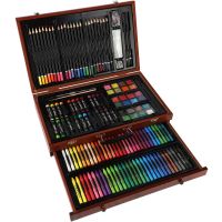 Teddies Sada na malování - Art box kreativní sada 143ks v dřevěném kufříku 38x25x8cm 3