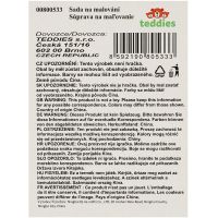 Teddies Sada na malování - Art box kreativní sada 143ks v dřevěném kufříku 38x25x8cm 6