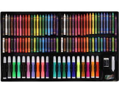 Teddies Sada na malování - Art box kreativní sada 180ks v dřevěném kufříku 47x30x4,5cm