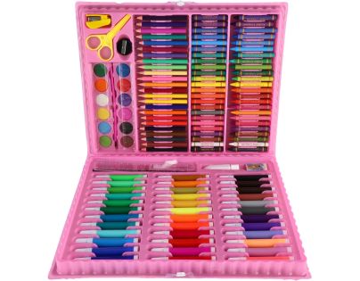 Teddies Sada na malování - Art box kreativní sada s jednorožcem 160ks v plastovém kufříku 34x27x3,5cm