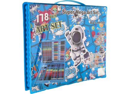 Teddies Sada na malování - Art box kreativní sada vesmír 178ks v plastovém kufříku 34x27x3,5cm