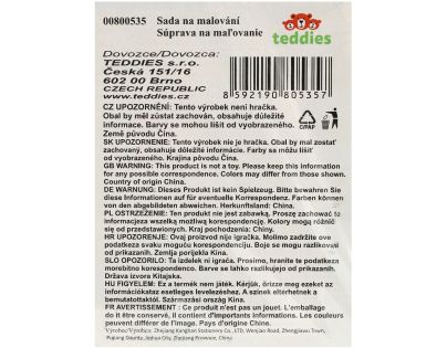 Teddies Sada na malování - Art box kreativní sada vesmír 178ks v plastovém kufříku 34x27x3,5cm