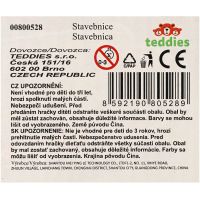 Teddies Stavebnice dům s pískem plast s doplňky v krabici 28x19x8cm 3