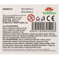 Teddies Stavebnice hrad s pískem plast s doplňky v krabici 28x19x8cm 3