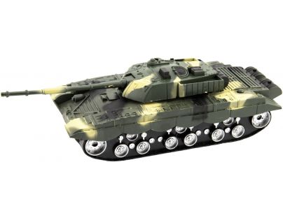 Teddies Tank RC 2 ks 25 cm tanková bitva na baterie se zvukem se světlem - Poškozený obal