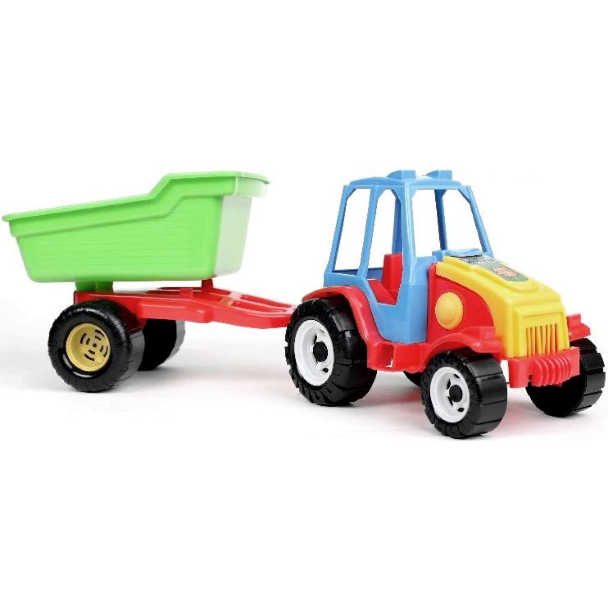 Traktor s vlekem plast 52 cm