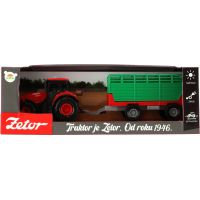 Traktor Zetor červený s vlekem 36 cm na setrvačník 3