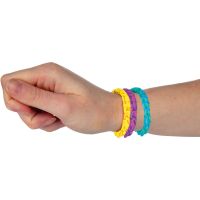 Teddies Udělej si svůj náramek - gumičky 5000ks + náčiní 4 barvy v sáčku 17x22cm 3