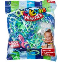 Teddies Udělej si svůj náramek - gumičky 5000ks + náčiní 4 barvy v sáčku 17x22cm 5