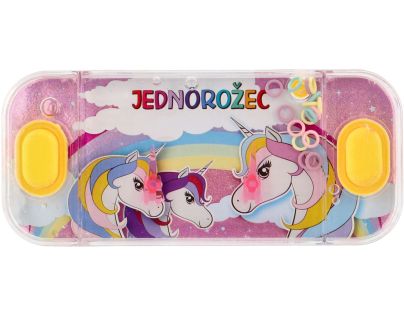 Vodní hra hlavolam jednorožec růžová - Poškozený obal