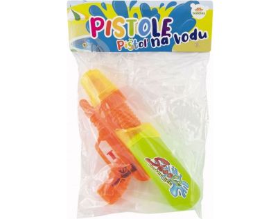 Vodní pistole plast 24 cm oranžovo-žlutá