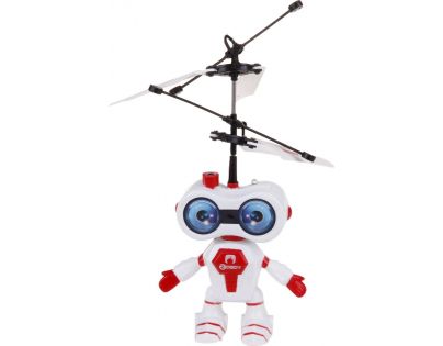 Vrtulník vesmírný letec 15 cm se senzorem - Červená