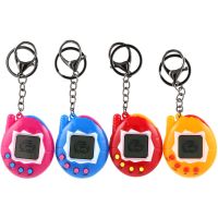 Teddies Zvířátko elektronické přívěsek plast 5x6cm na bat. 4 barvy se zvukem na kartě 12ks v boxu