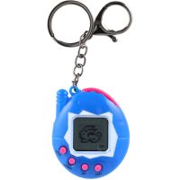 Teddies Zvířátko elektronické přívěsek plast 5x6cm na bat. 4 barvy se zvukem na kartě 12ks v boxu 2