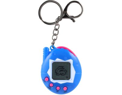 Teddies Zvířátko elektronické přívěsek plast 5x6cm na bat. 4 barvy se zvukem na kartě 12ks v boxu