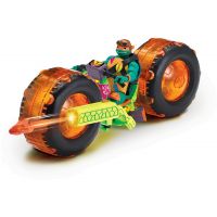 Teenage Mutant Ninja Turtles motorka s figurkou Michelangelo - Poškozený obal 2