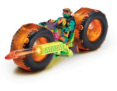 Teenage Mutant Ninja Turtles motorka s figurkou Michelangelo