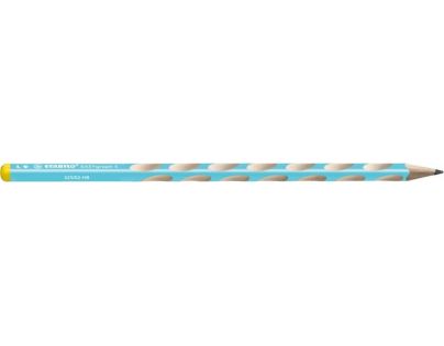 Tenka ergonomická grafitová tužka pro leváky STABILO EASYgraph S modrá 2 ks HB