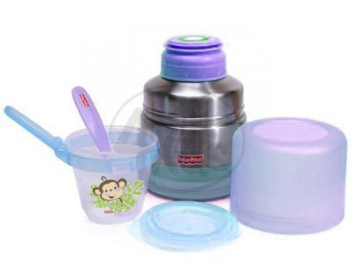 Fisher Price 1415 - Termoska na jídlo s hrnečkem a lžičkou 350ml