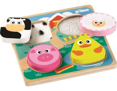 Tidlo Senzorické puzzle farma