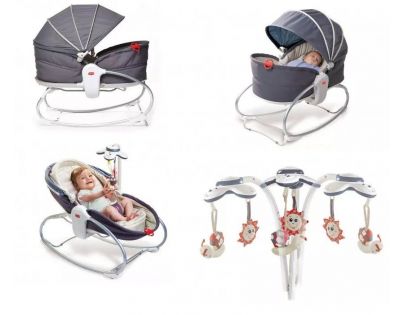 Tiny Love Lehátko 3v1 Cozy Rocker Napper šedé