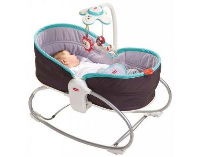Tiny Love Lehátko 3v1 Rocker Napper šedo tyrkysové