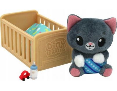 TM Toys Tiny Tukkins Baby Crib plyšový mazlíček s postýlkou