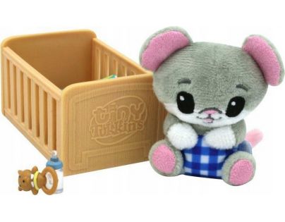 TM Toys Tiny Tukkins Baby Crib plyšový mazlíček s postýlkou