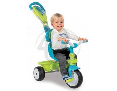 Tříkolka Baby Driver Confort zelenomodrá Smoby 434105 - Poškozený obal