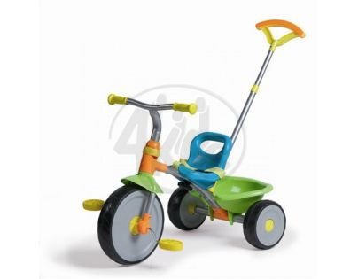 BIEMME 148101 - Tříkolka BUGGY s vodící tyčí NEW (zelená)