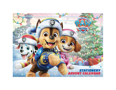 Tlapková Patrola adventní kalendář (papírenský)