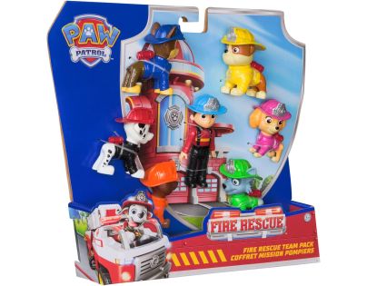 Tlapková patrola fire rescue mutibalení figurek