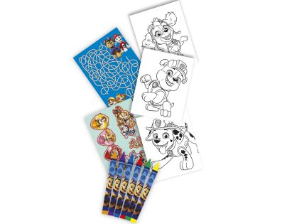 Tlapková patrola pracovní listy s barvami