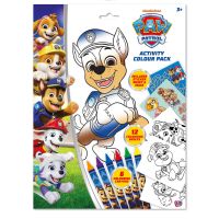 Tlapková patrola pracovní listy s barvami