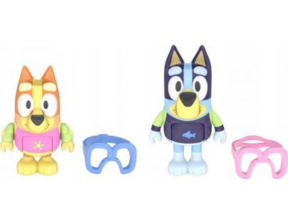 TM Toys Bluey figurky Bluey a Bingo Čas na bazén 2 ks