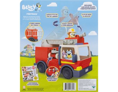 TM Toys Hasičské auto Bluey + 2 figurky
