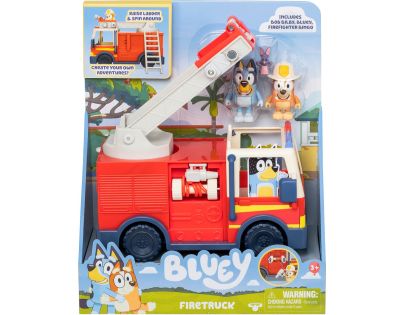 TM Toys Hasičské auto Bluey + 2 figurky