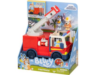 TM Toys Hasičské auto Bluey + 2 figurky