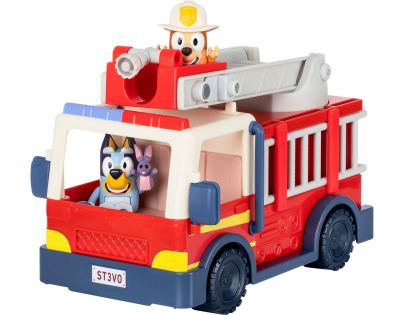TM Toys Hasičské auto Bluey + 2 figurky